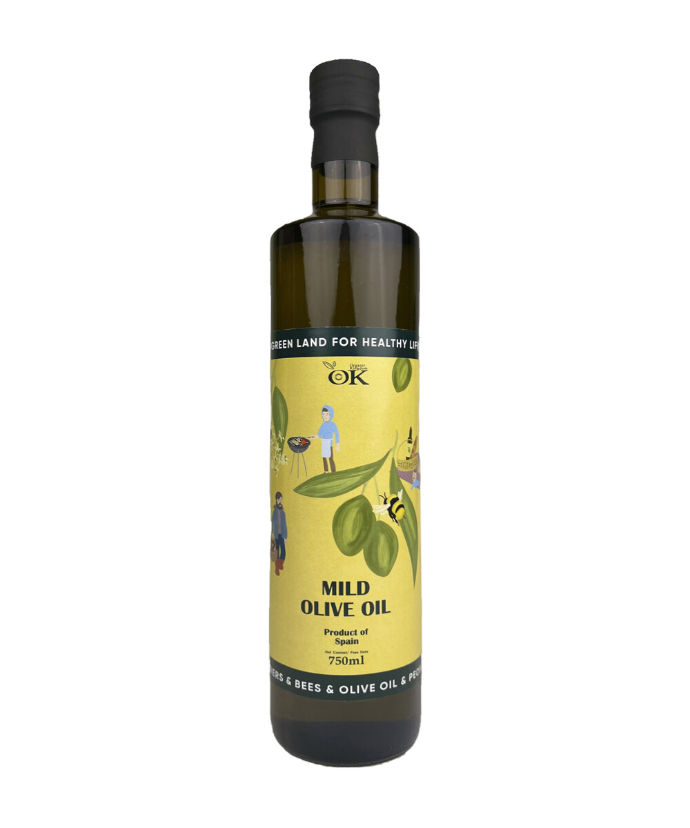 

Масло оливковое для жарки Organic Kingdom рафинированное Испания, 750 мл, Оливковое