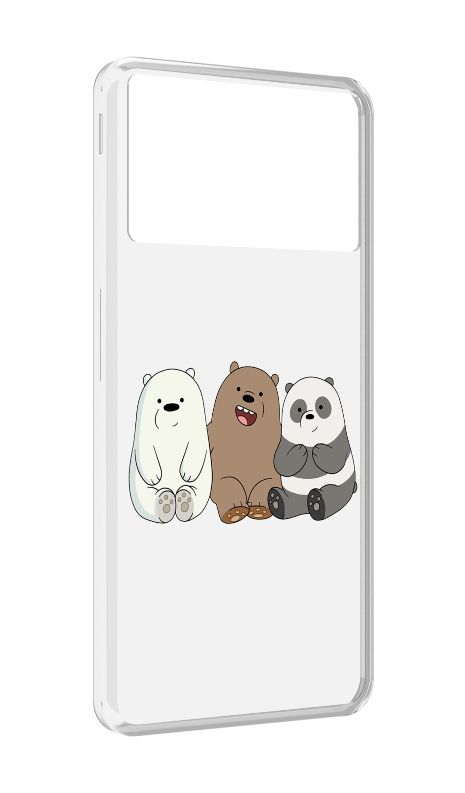 

Чехол MyPads панды детский для ZTE Nubia Z40S Pro, Прозрачный, Tocco
