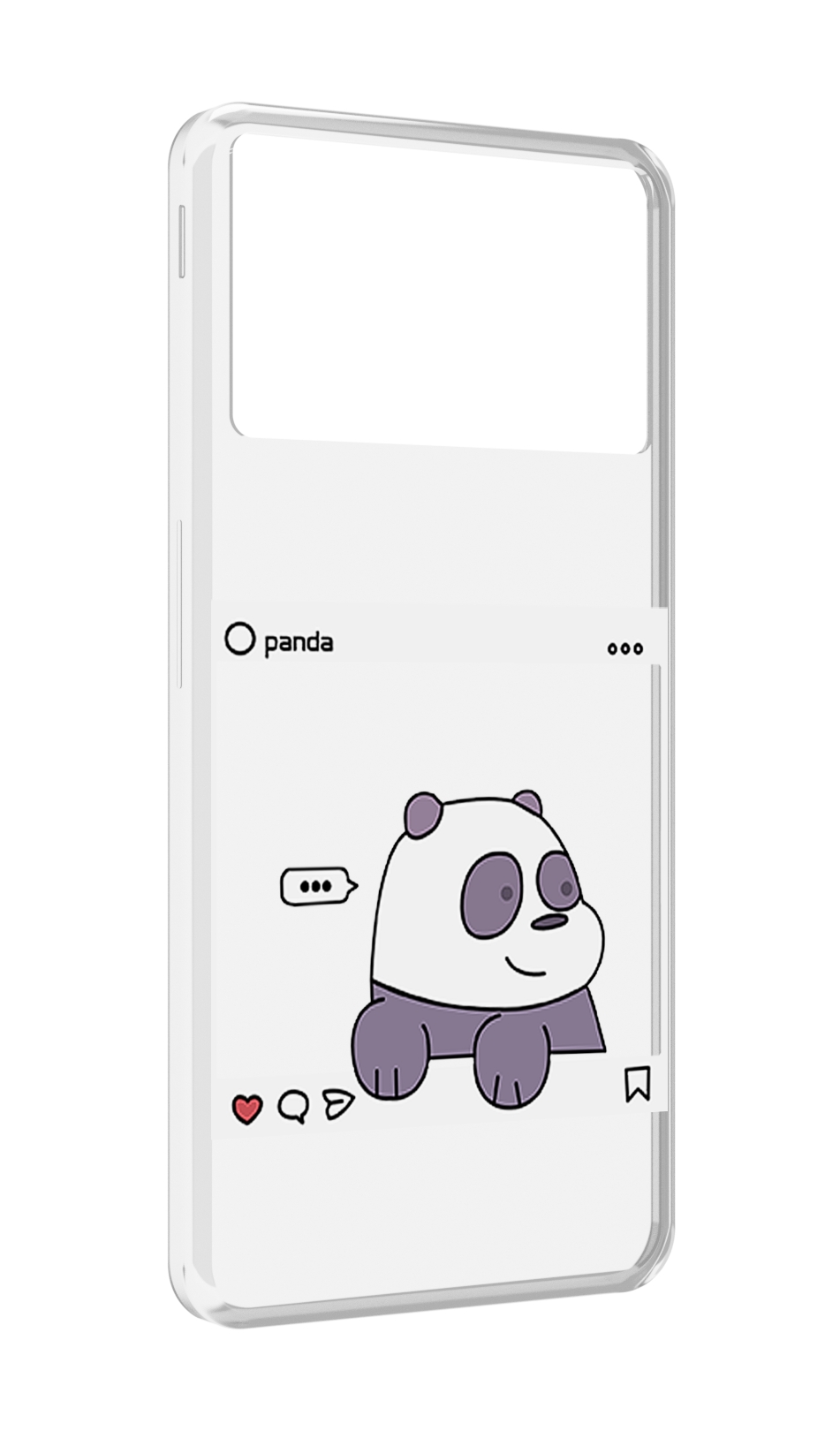

Чехол MyPads пандочка-фотка для ZTE Nubia Z40S Pro, Прозрачный, Tocco