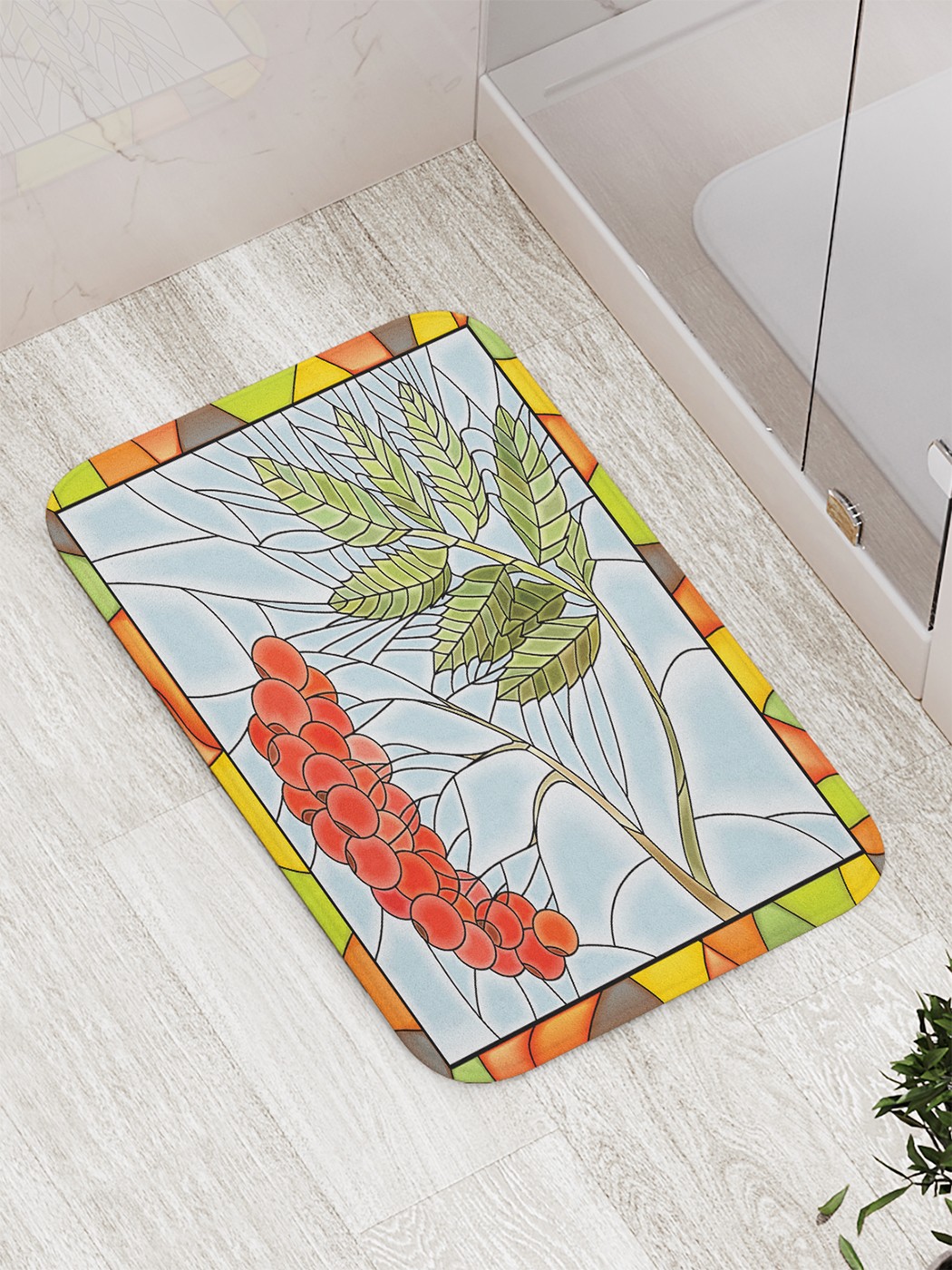 

Коврик противоскользящий для ванной, сауны, бассейна, 77х52 см bath_58571 JoyArty