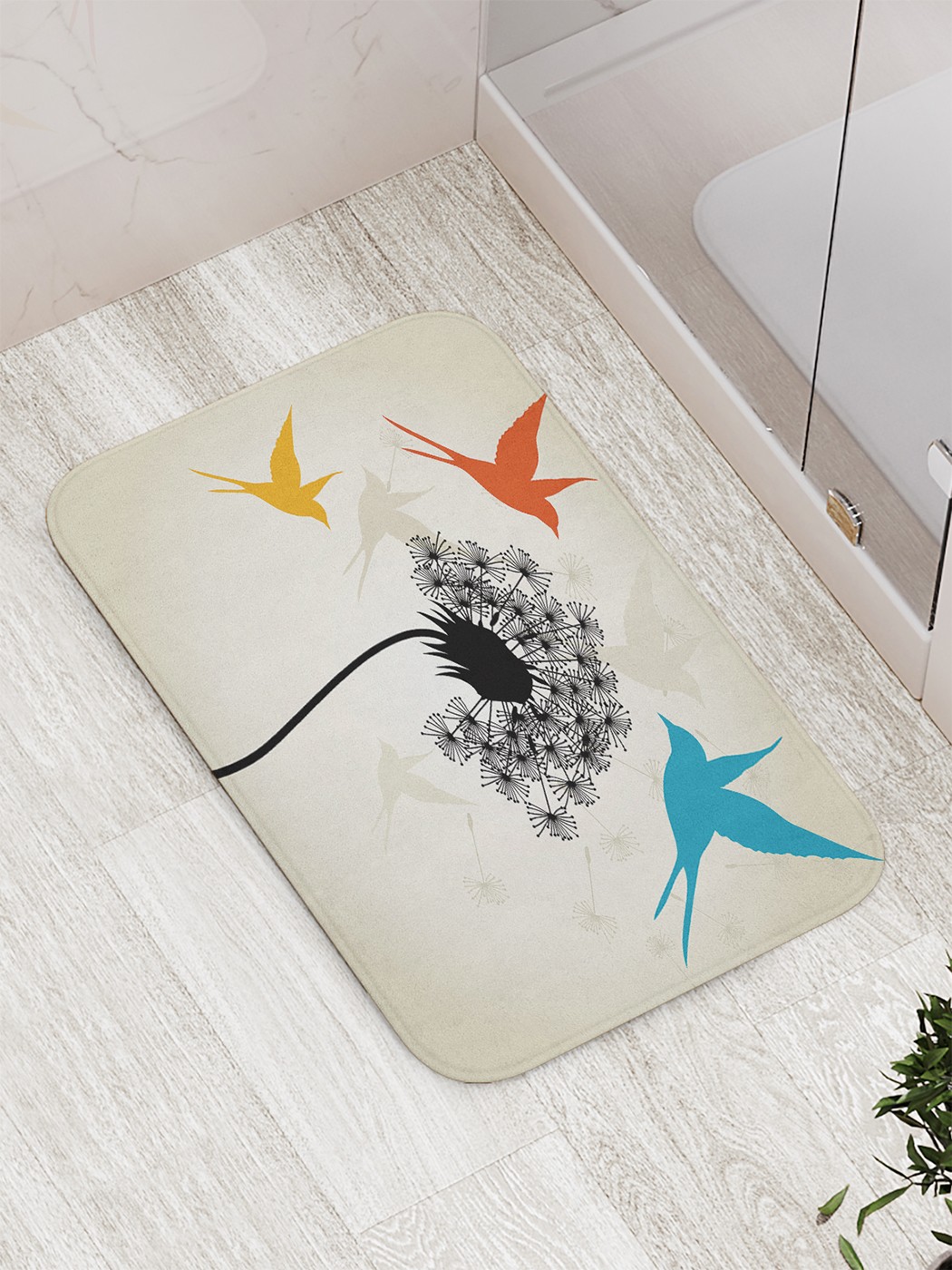 

Коврик противоскользящий для ванной, сауны, бассейна, 77х52 см bath_58569 JoyArty