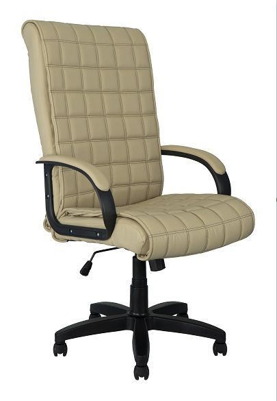 Кресло компьютерное ЯрКресло Кресло Кр71 ТГ ПЛАСТ ЭКО2 (экокожа слоновая кость)