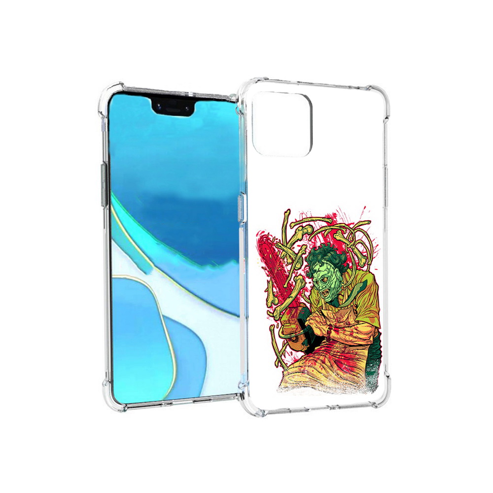 

Чехол MyPads Tocco для Google Pixel 4 XL яркий мясник, Прозрачный, Tocco