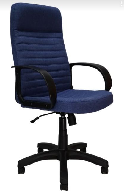 Кресло компьютерное ЯрКресло Кресло Кр60 ТГ ПЛАСТ К67 (ткань Крафт голубая)