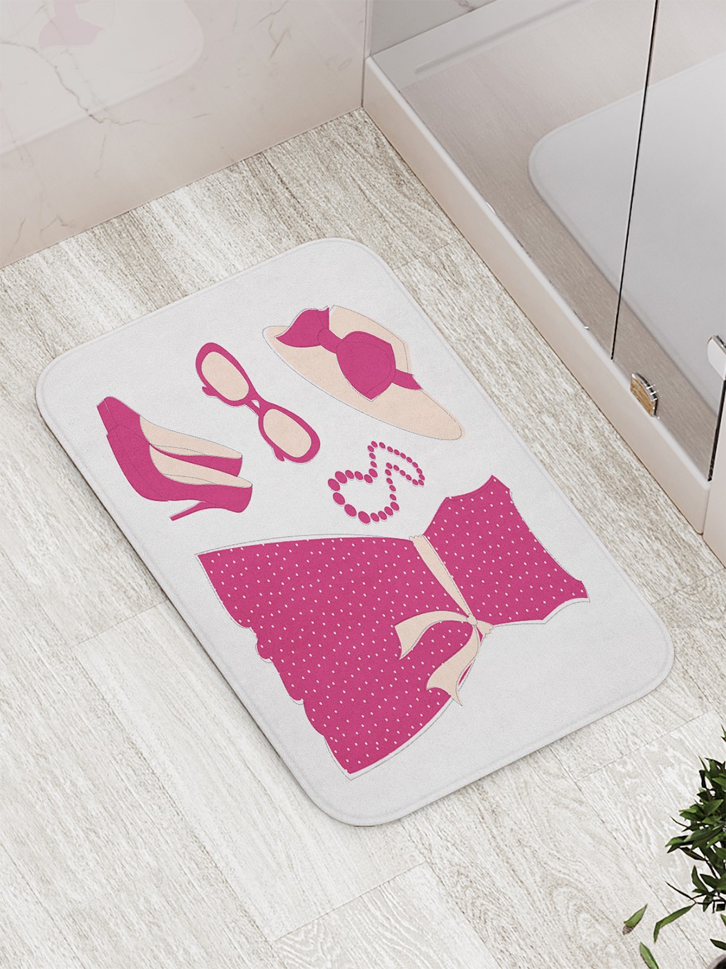 

Коврик противоскользящий для ванной, сауны, бассейна, 77х52 см bath_58556 JoyArty