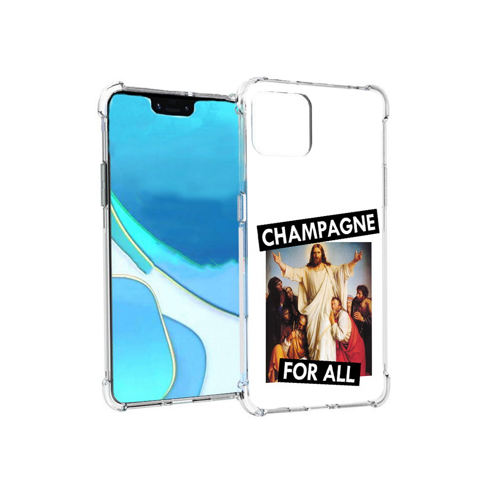 

Чехол MyPads Tocco для Google Pixel 4 XL шампанское, Прозрачный, Tocco