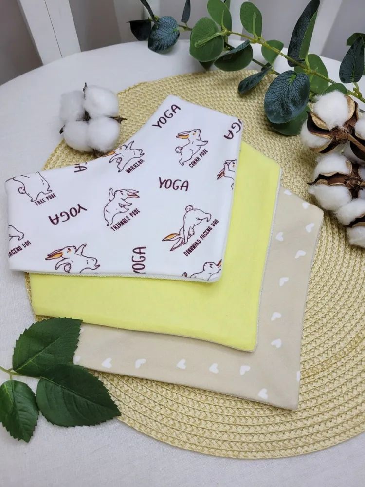 Нагрудники непромокаемые Заййа Йога 3шт