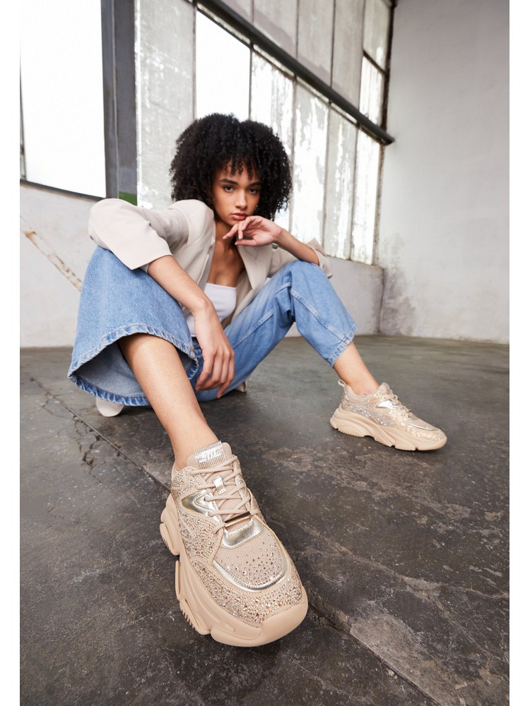 

Кроссовки женские STEVE MADDEN ST311A0X2 бежевые 36 EU, Бежевый, ST311A0X2