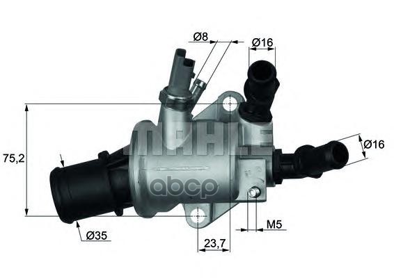 

Термостат Opel Astra H/Astra H GTC/Astra H Twintop 04>15 Saab 9-3/9-3X/9-5 04>15 Fiat Crom