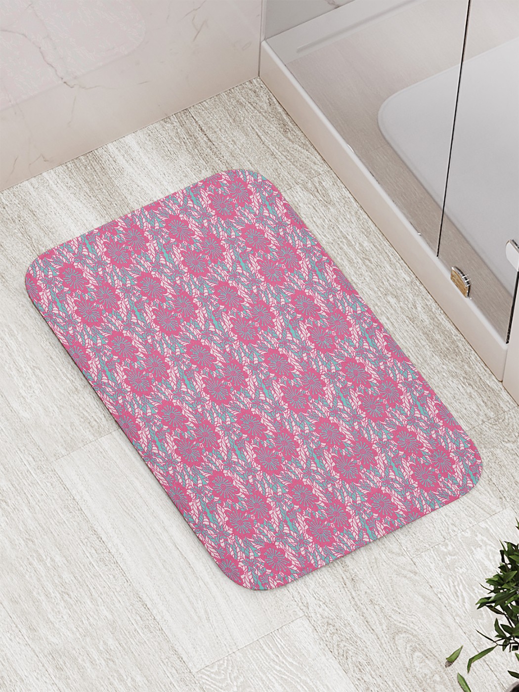 

Коврик противоскользящий для ванной, сауны, бассейна, 77х52 см bath_58516 JoyArty