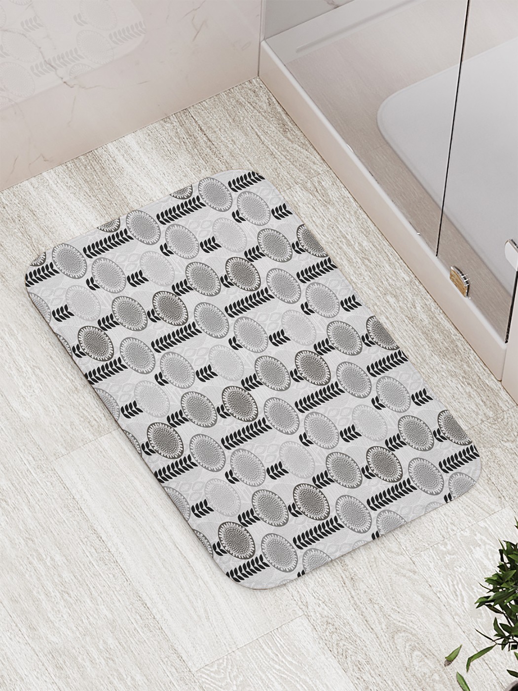 

Коврик противоскользящий для ванной, сауны, бассейна, 77х52 см bath_58511 JoyArty