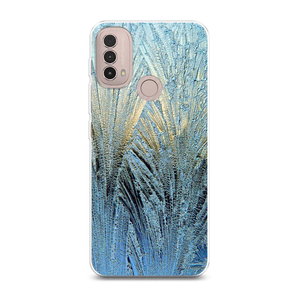 фото Силиконовый чехол "лёд" на motorola moto e40 awog