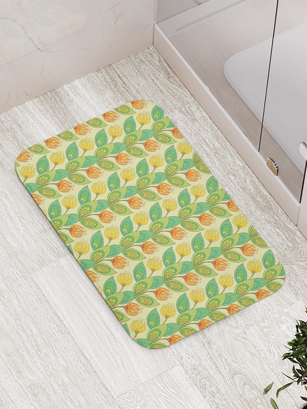 

Коврик противоскользящий для ванной, сауны, бассейна, 77х52 см bath_58491 JoyArty