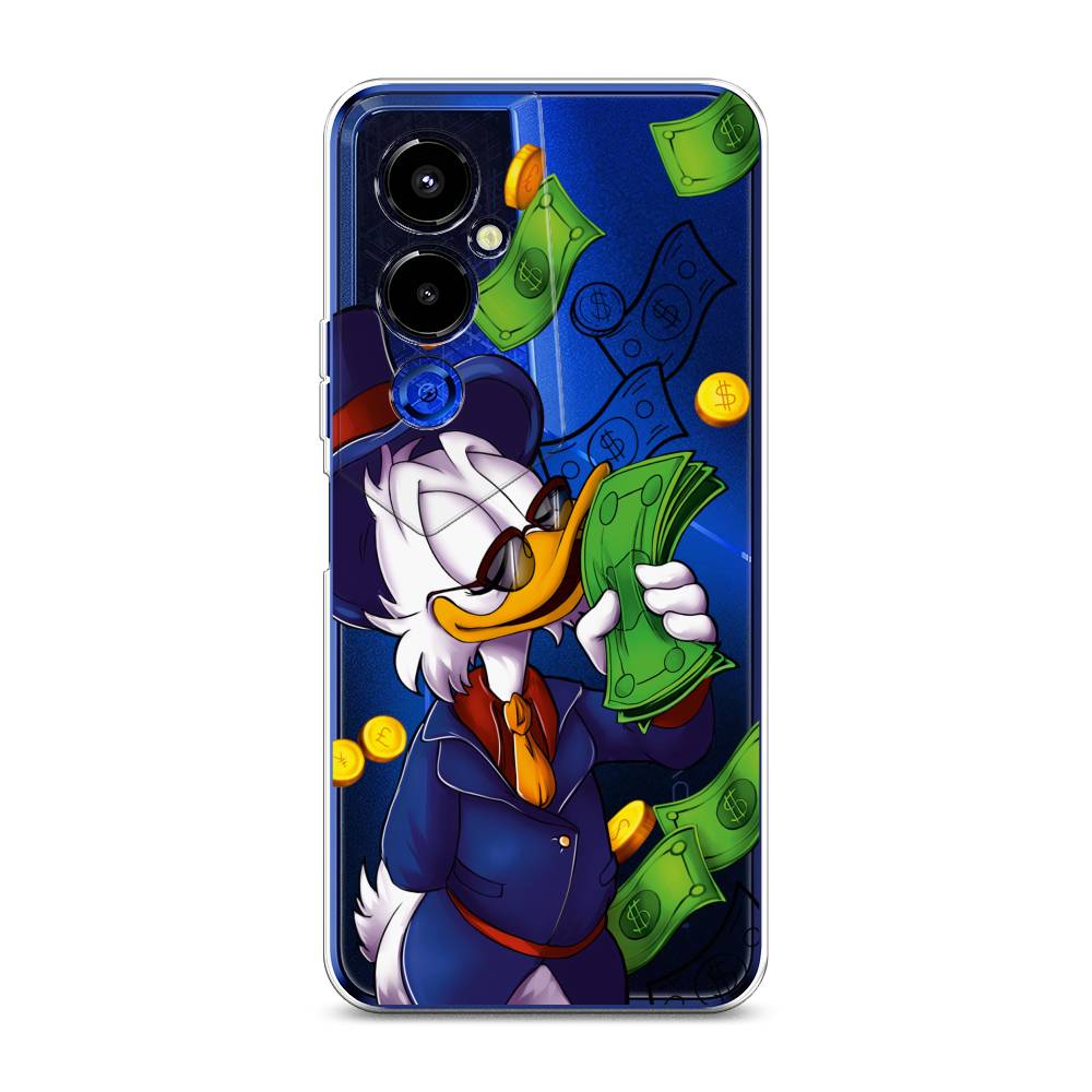 

Чехол на Tecno Pova 4 Pro "Scrooge McDuck with Money", Синий;зеленый;белый, 302650-6