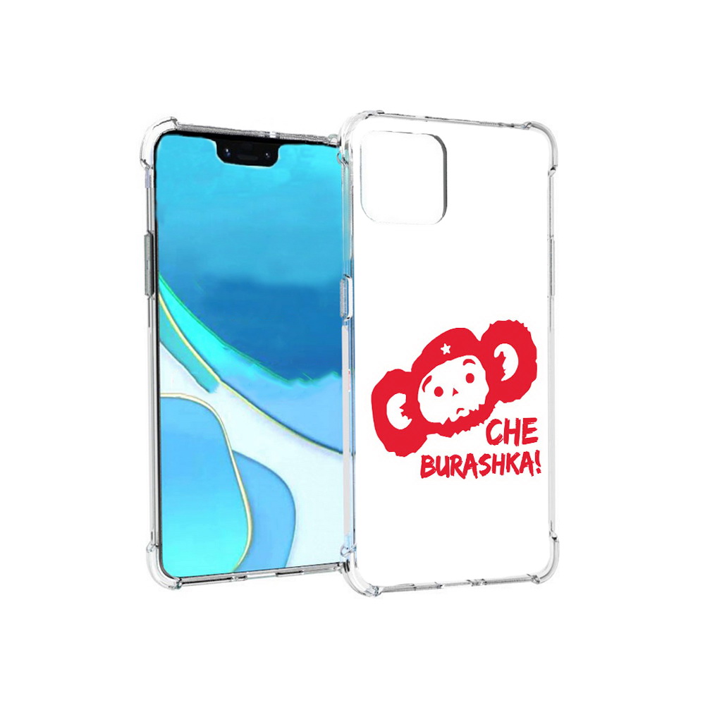 

Чехол MyPads Tocco для Google Pixel 4 XL чебурашка, Прозрачный, Tocco