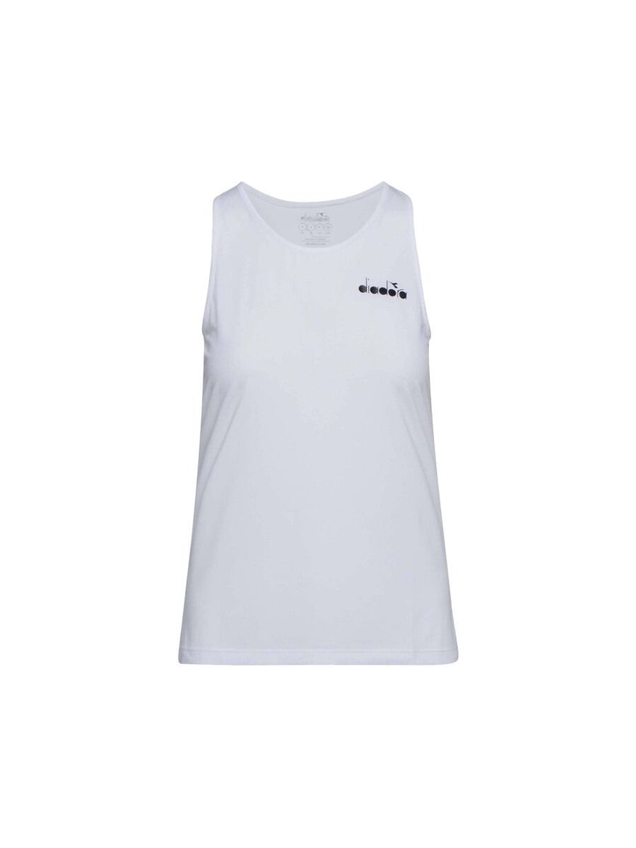 Майка женская Diadora L. Tank Easy Tennis белая S