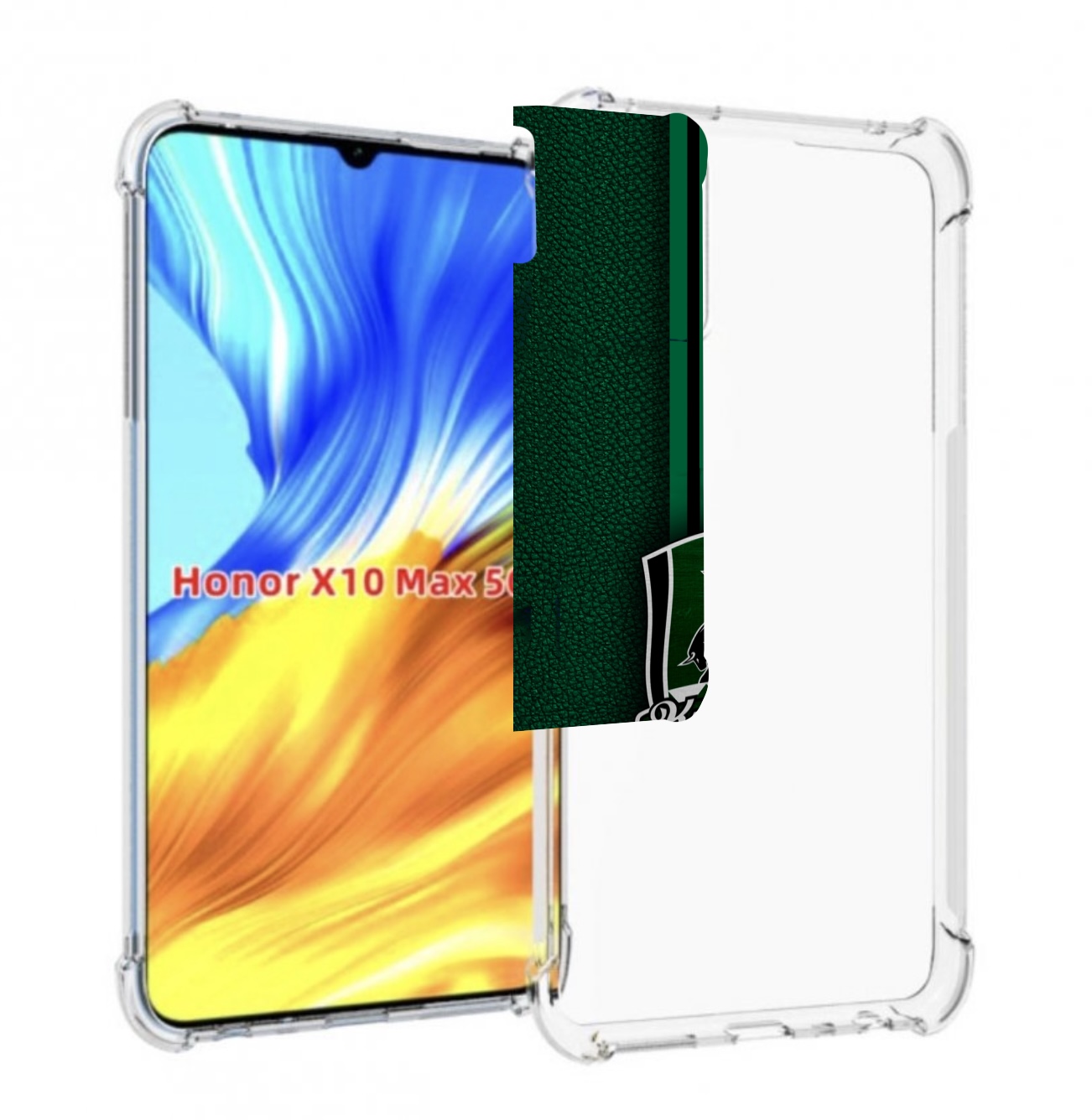 

Чехол MyPads фк краснодар мужской для Honor X10 Max, Прозрачный, Tocco