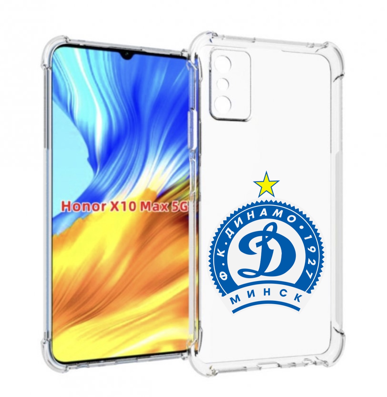 

Чехол MyPads фк динамо минск мужской для Honor X10 Max, Прозрачный, Tocco
