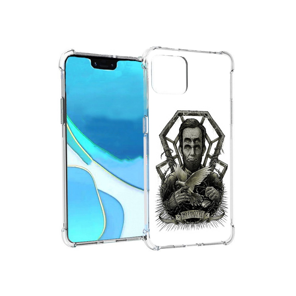 

Чехол MyPads Tocco для Google Pixel 4 XL франклин абстракция, Прозрачный, Tocco