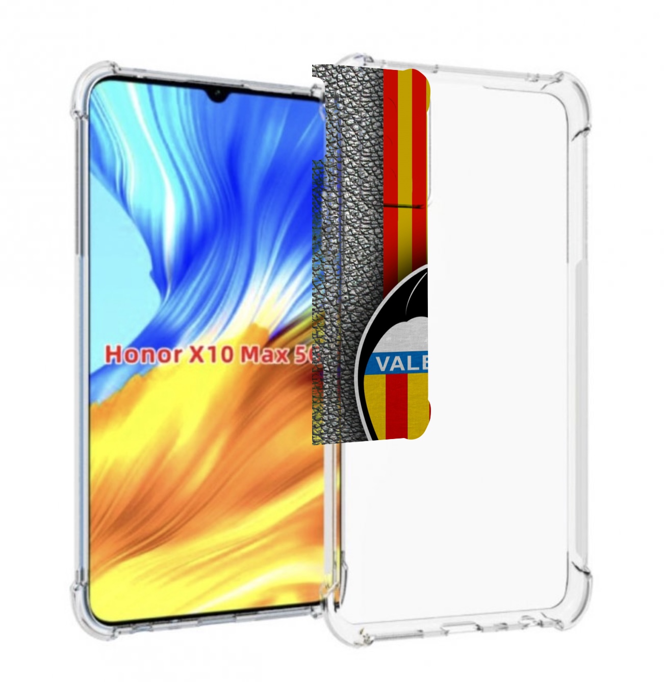 

Чехол MyPads фк валенсия мужской для Honor X10 Max, Прозрачный, Tocco