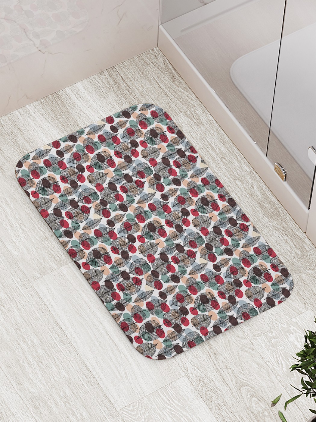 

Коврик противоскользящий для ванной, сауны, бассейна, 77х52 см bath_58439 JoyArty