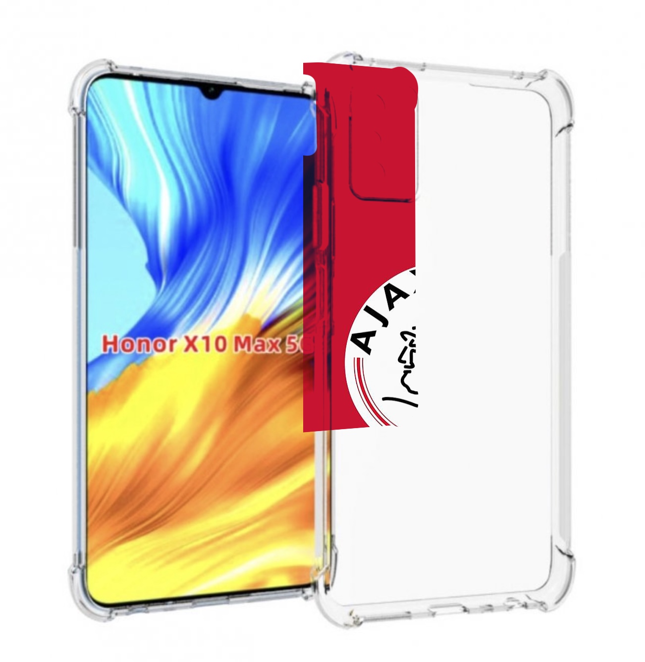 

Чехол MyPads фк аякс амстердам для Honor X10 Max, Прозрачный, Tocco