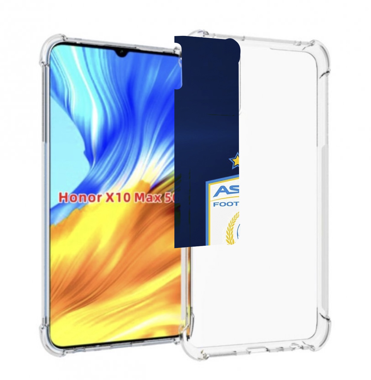 

Чехол MyPads фк астана нур султан для Honor X10 Max, Прозрачный, Tocco