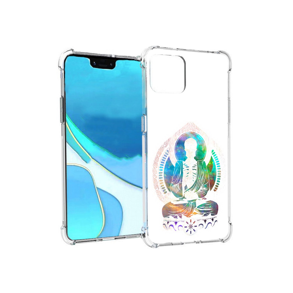 

Чехол MyPads Tocco для Google Pixel 4 XL умный скелет, Прозрачный, Tocco