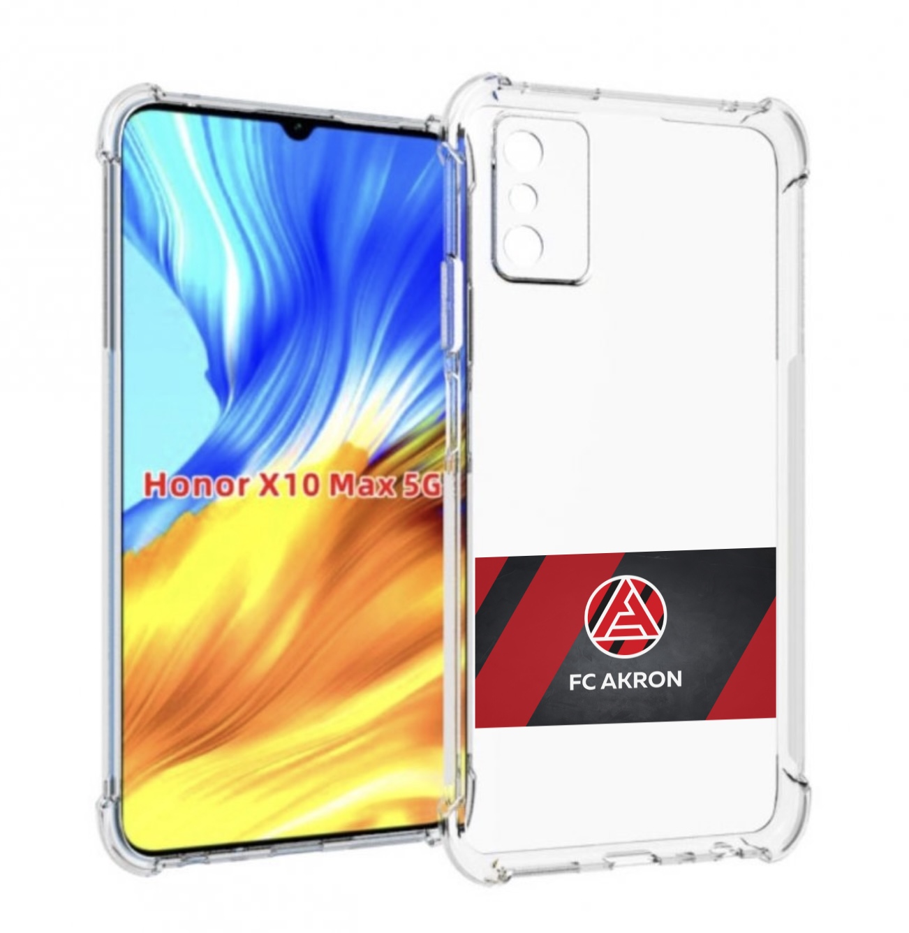 

Чехол MyPads фк акрон тольятти мужской для Honor X10 Max, Прозрачный, Tocco