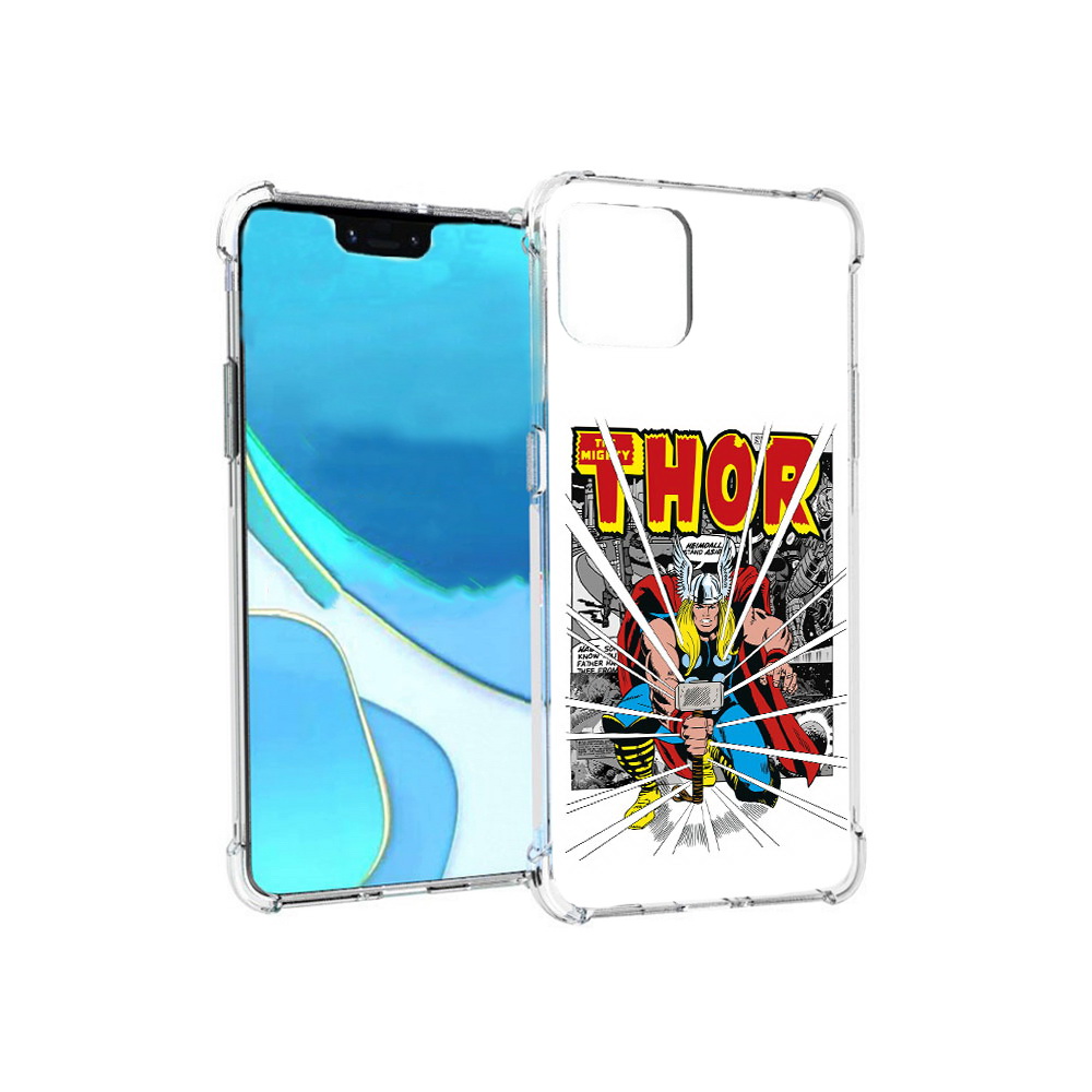 

Чехол MyPads Tocco для Google Pixel 4 XL тор рисунок, Прозрачный, Tocco