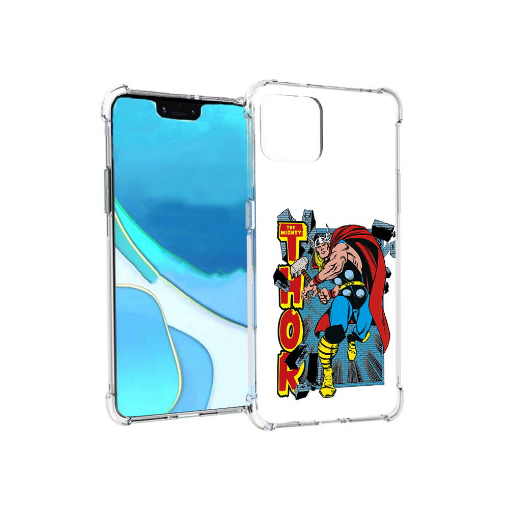 

Чехол MyPads Tocco для Google Pixel 4 XL тор комикс, Прозрачный, Tocco