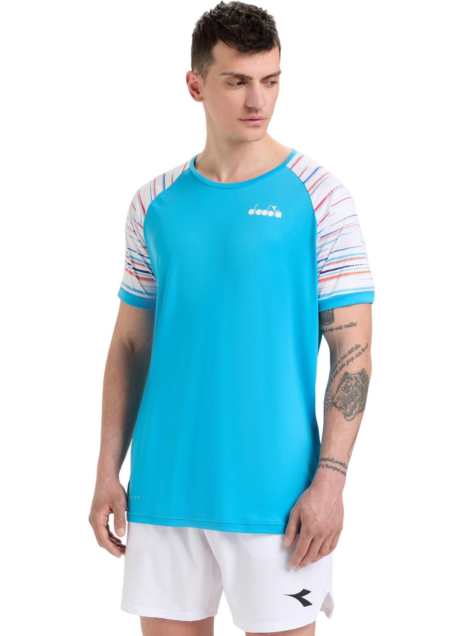 

Футболка мужская Diadora Ss T-Shirt голубая M, Ss T-Shirt