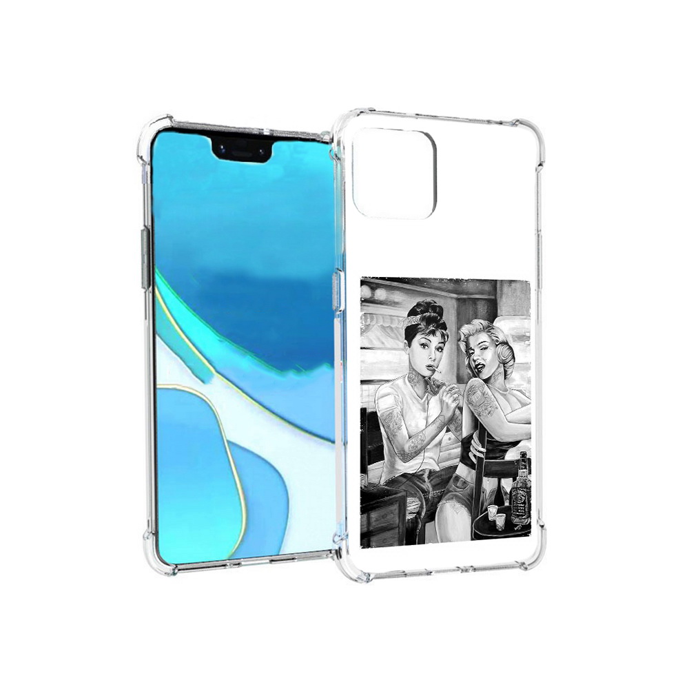 

Чехол MyPads Tocco для Google Pixel 4 XL тату мастер, Прозрачный, Tocco