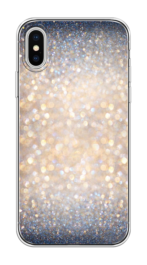 

Чехол на Apple iPhone X/XS "Мерцание рисунок", Желтый;серый, 11850-1