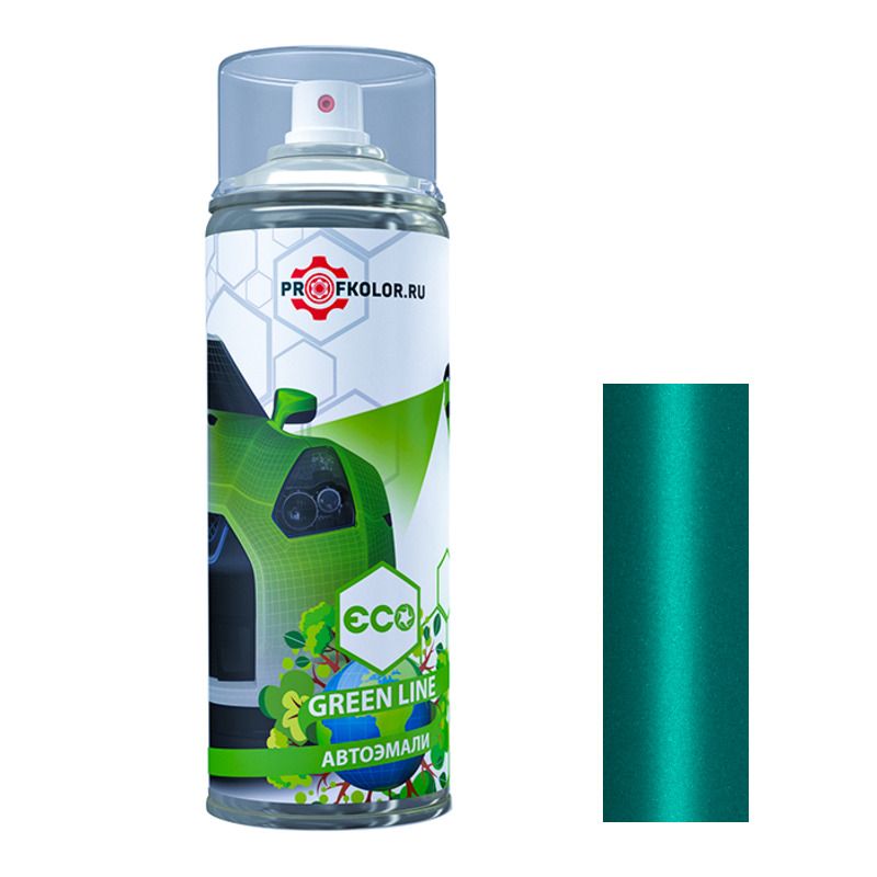 

Аэрозольная краска Profkolor Toyota - 6W9, Ocean Green, 520 мл., Зеленый, A-TOY-Green