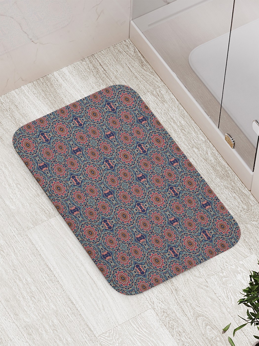 

Коврик противоскользящий для ванной, сауны, бассейна, 77х52 см bath_58381 JoyArty