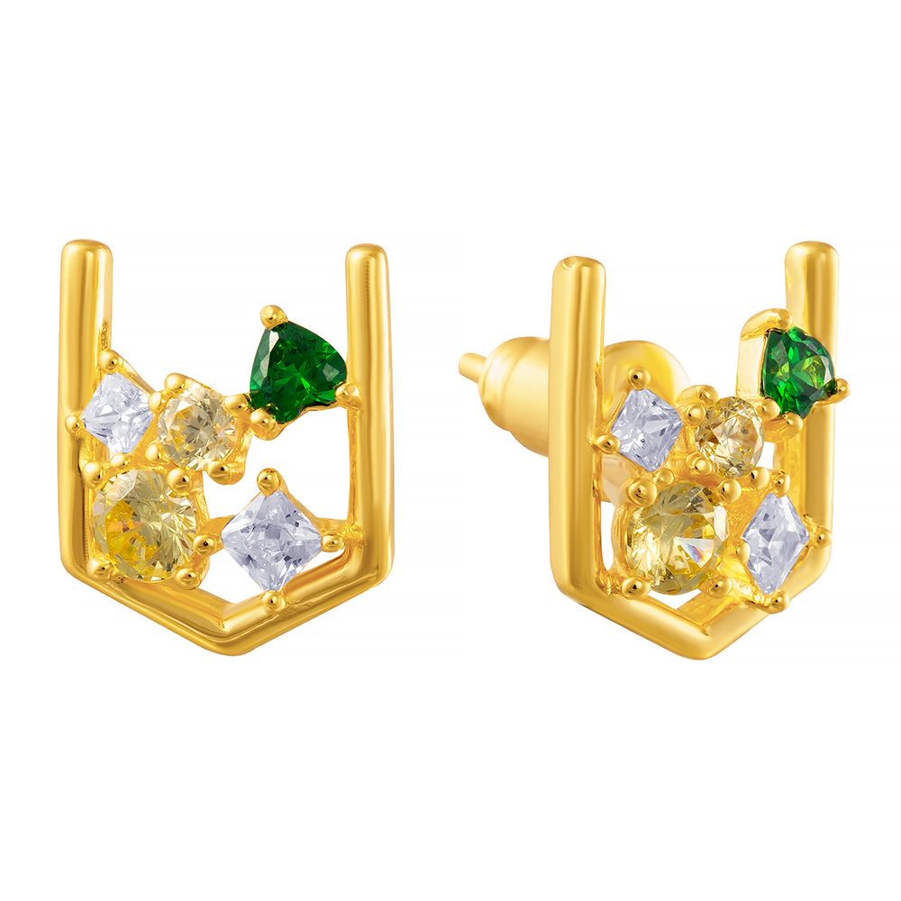 

Серьги из серебра с фианитом Element47 GE12406A_SR_002_YG, GE12406A_SR_002_YG