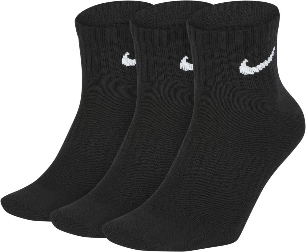 Комплект носков унисекс Nike SX7677-010 черных L, 3 пары