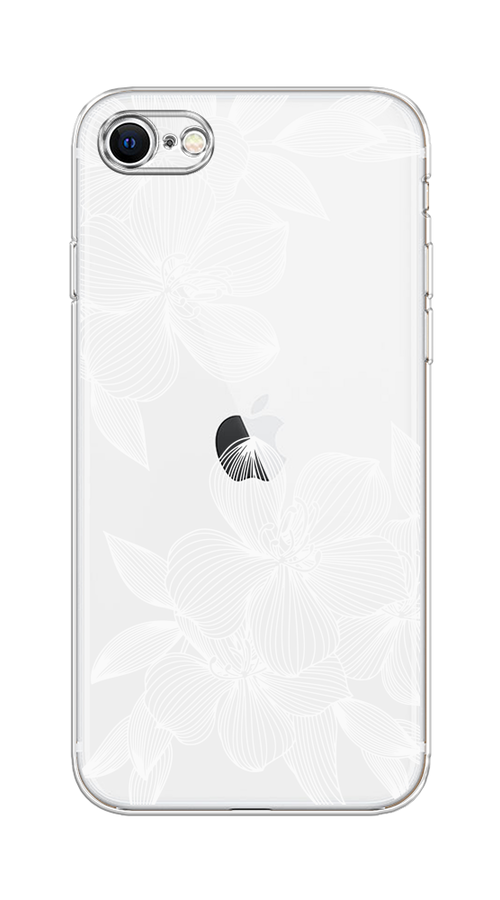 

Чехол на Apple iPhone 7/8/SE 2020/SE 2022 "Крокус", Белый;прозрачный, 10850-1