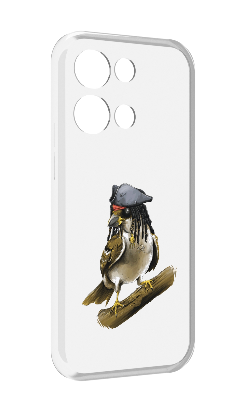 

Чехол MyPads Джек воробей для OPPO Reno8 Pro, Прозрачный, Tocco