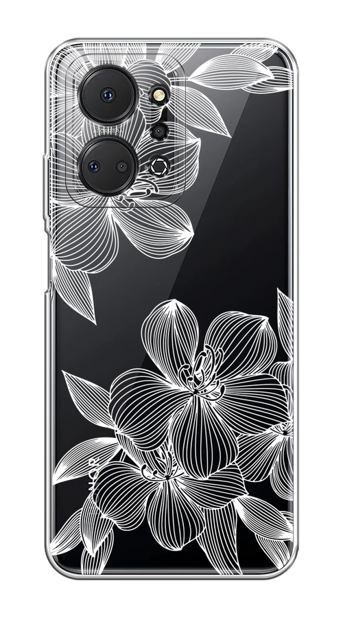 

Чехол на Honor X7A/X7A Plus "Крокус", Белый;прозрачный, 6121850-1