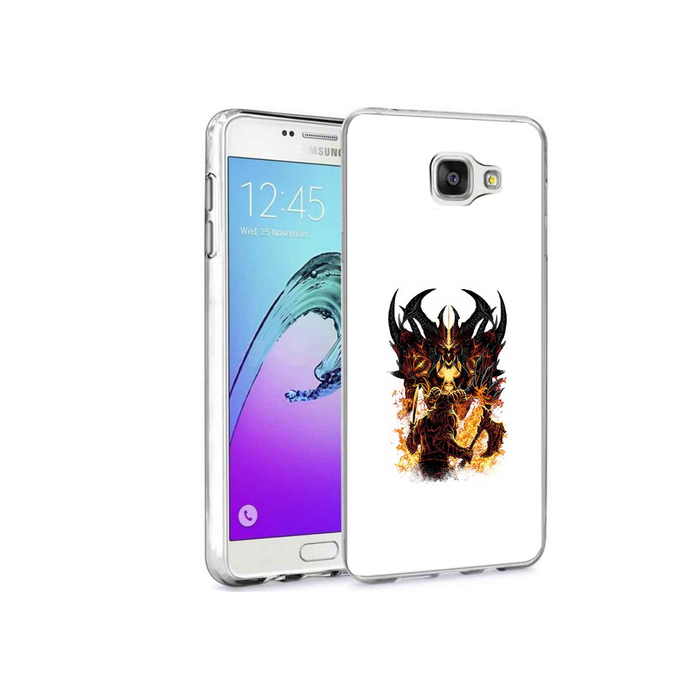 

Чехол MyPads Tocco для Samsung Galaxy A9 Pro демон shadow fiend (PT52968.556.318), Прозрачный, Tocco