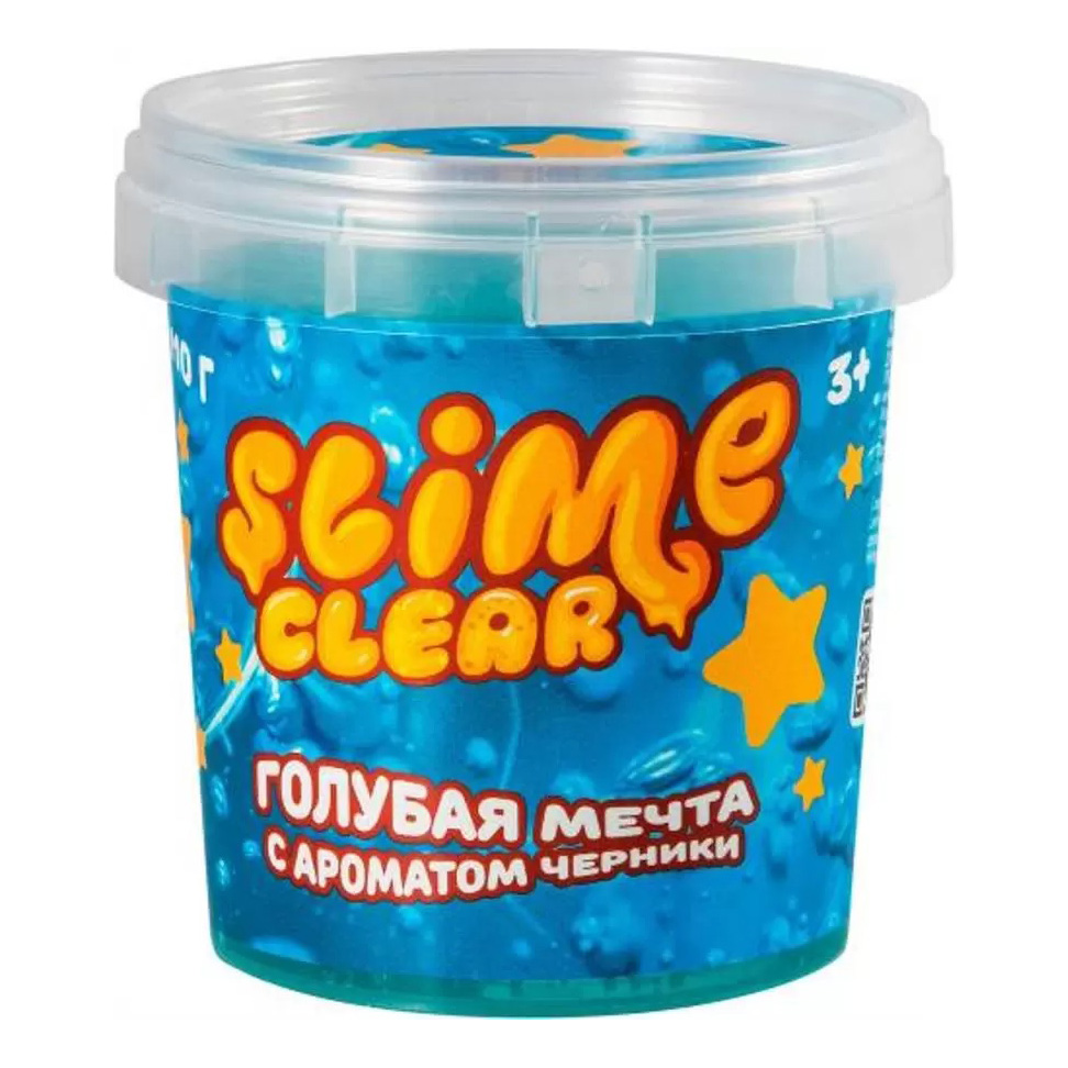 

Слайм Фабрика игрушек Crystal slime в ведерке 110 г, Синий