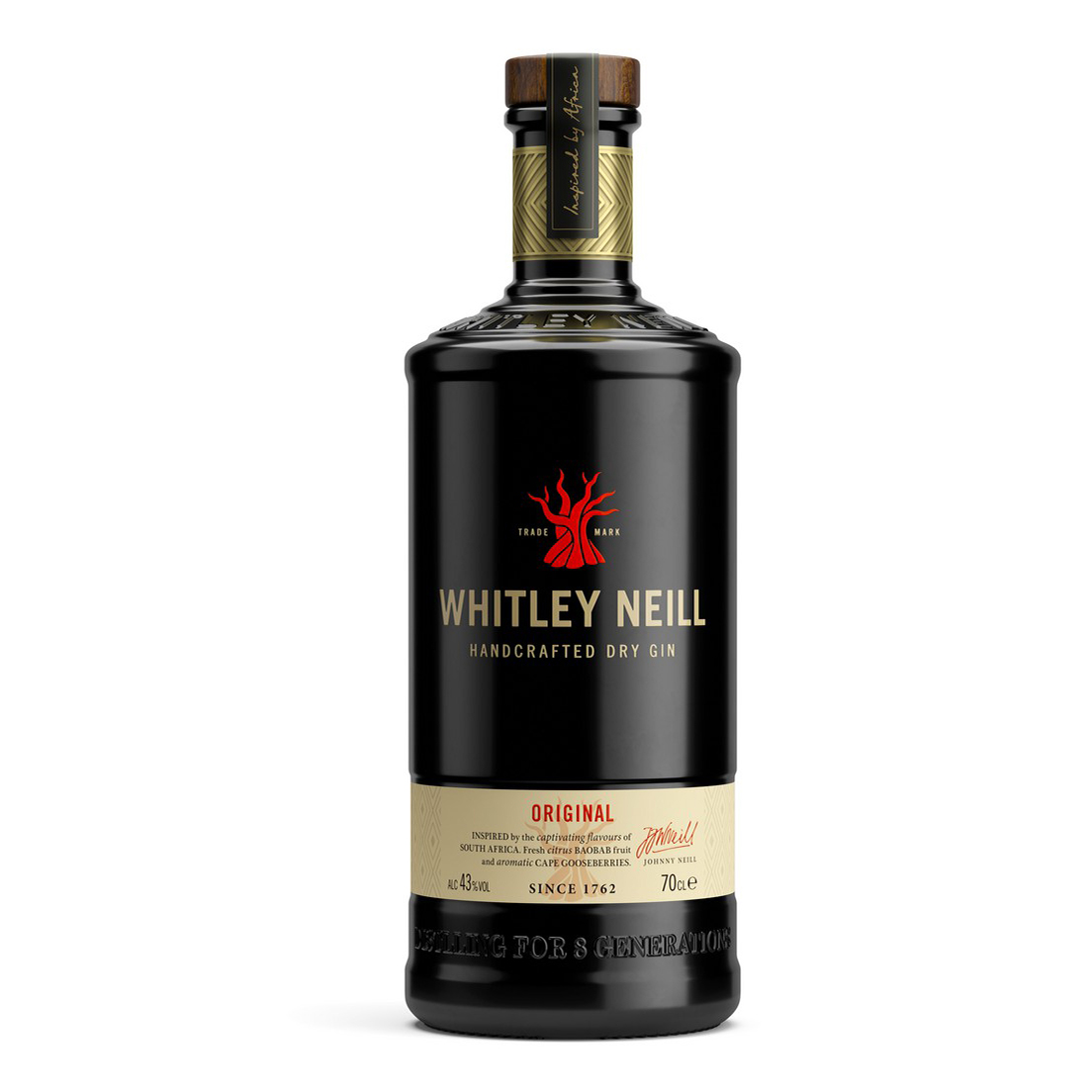 

Джин Whitley Neill London Dry 43% 0,7 л