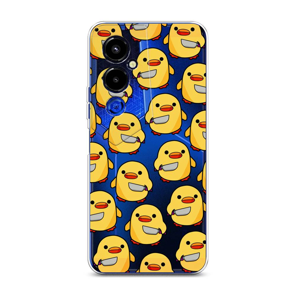

Чехол на Tecno Pova 4 Pro "Утка с ножом", Прозрачный;желтый;оранжевый, 302650-1