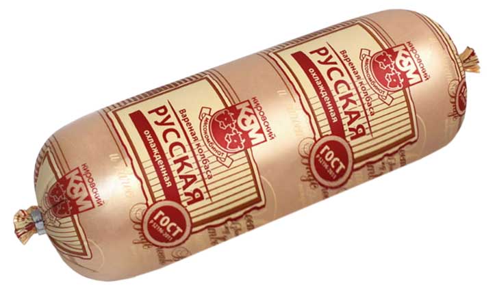 

Колбаса Кировский МК Русская вареная 400 г