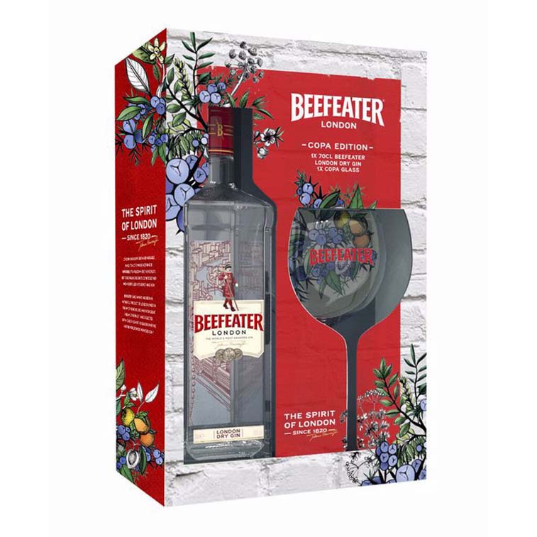 Джин Beefeater 40% 0,7 л + бокал