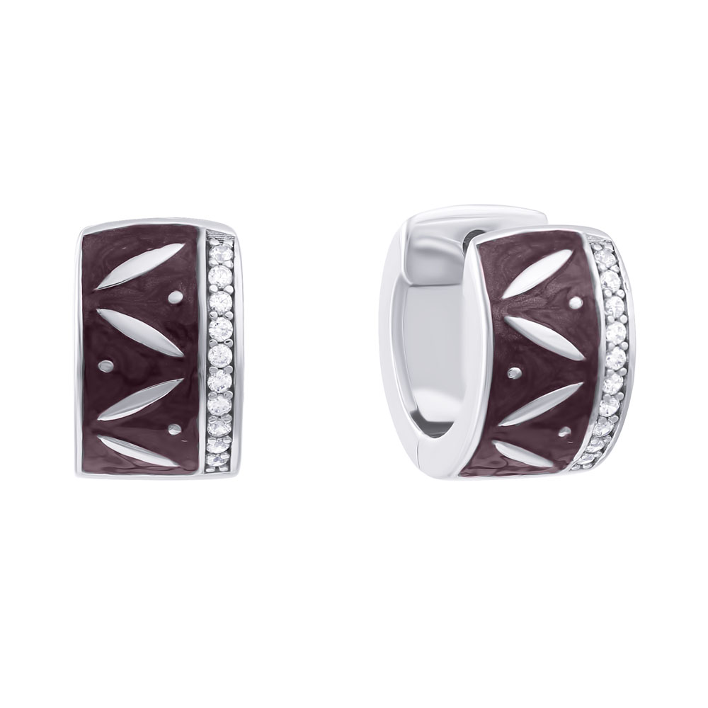 

Серьги из серебра с фианитом Element47 OE00963C_SR_ENAM_001_WG, OE00963C_SR_ENAM_001_WG