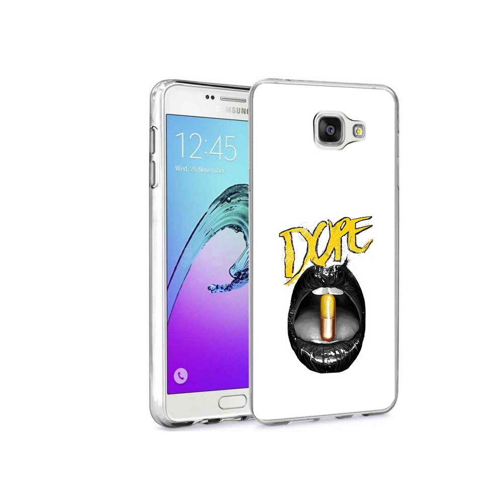 

Чехол MyPads Tocco для Samsung Galaxy A9 Pro губы (PT52968.556.303), Прозрачный, Tocco