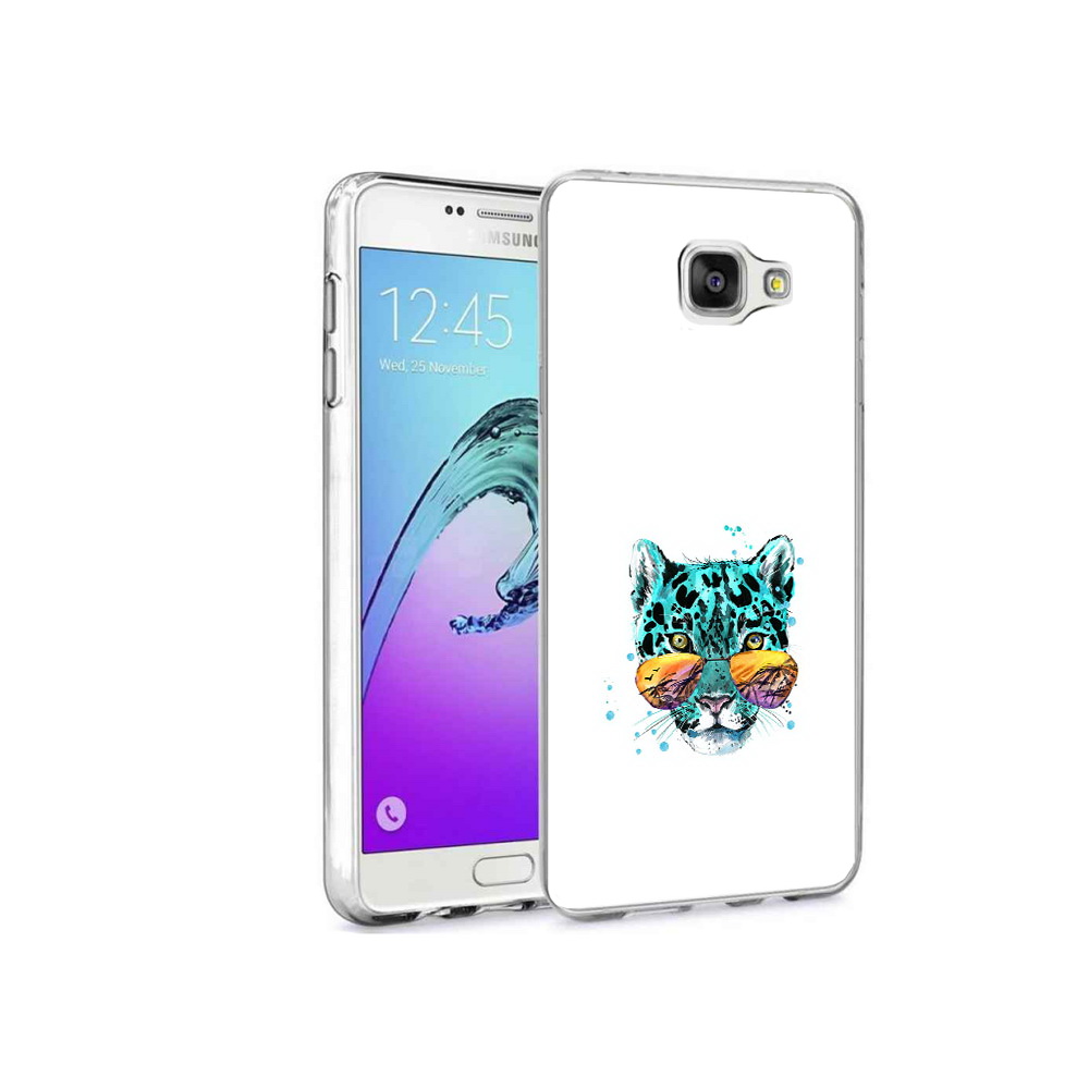 

Чехол MyPads Tocco для Samsung Galaxy A9 Pro голубой лео (PT52968.556.294), Прозрачный, Tocco